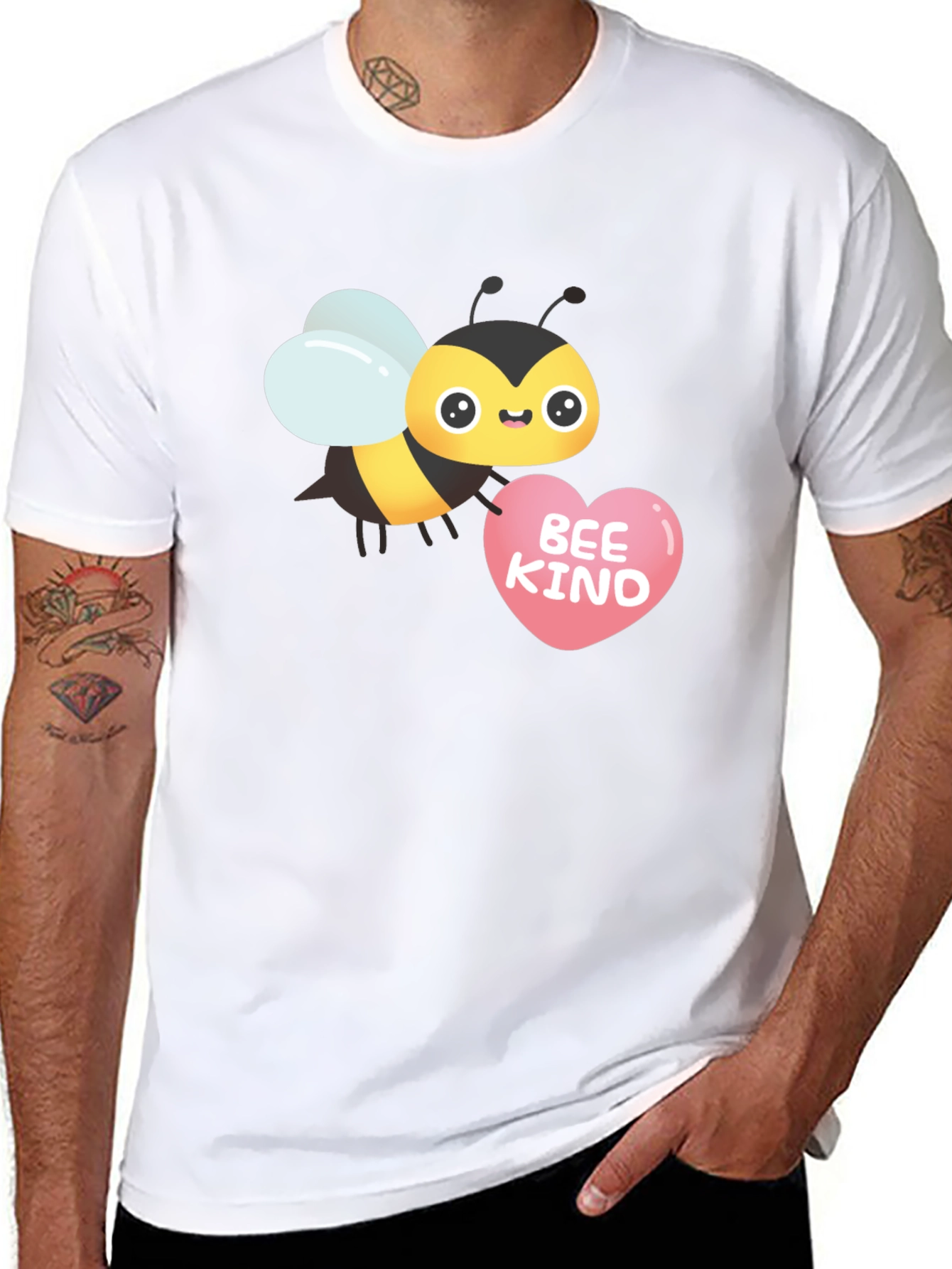 Bee Kind Graphic Tee - Cute Honeybee T-Shirt