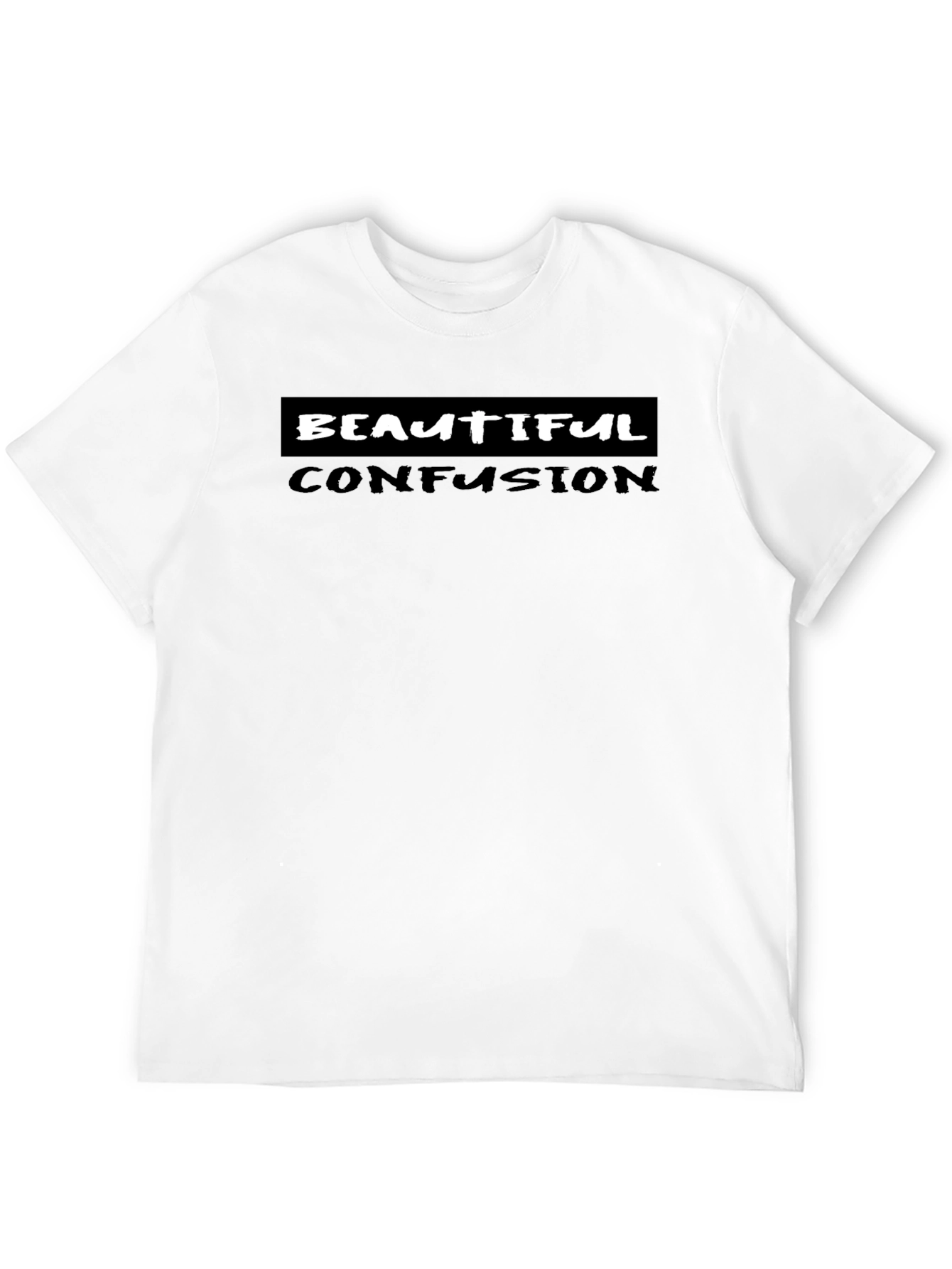 Beautiful Confusion Graphic Tee - Black