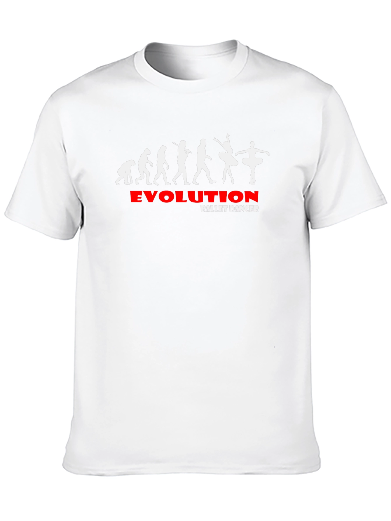 Evolution of Ballet Dancer T-Shirt - Black Cotton Tee