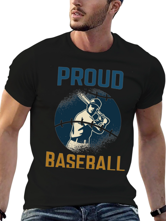 Proud Baseball Graphic T-Shirt