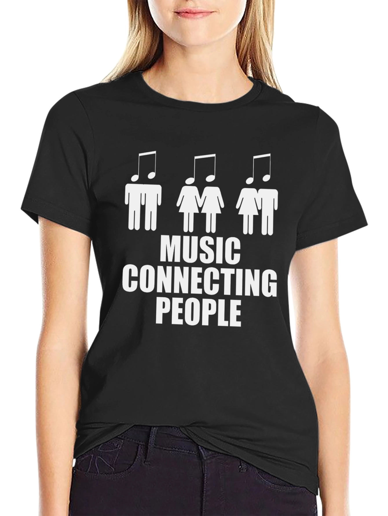 Music Connecting People Graphic T-Shirt
