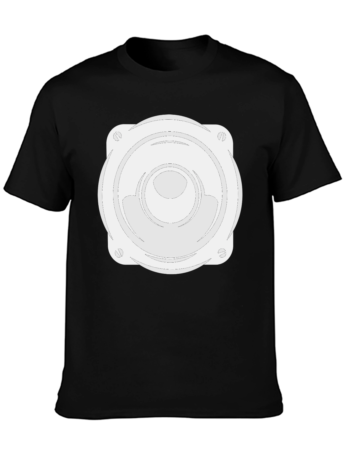 Speaker Graphic Black T-Shirt
