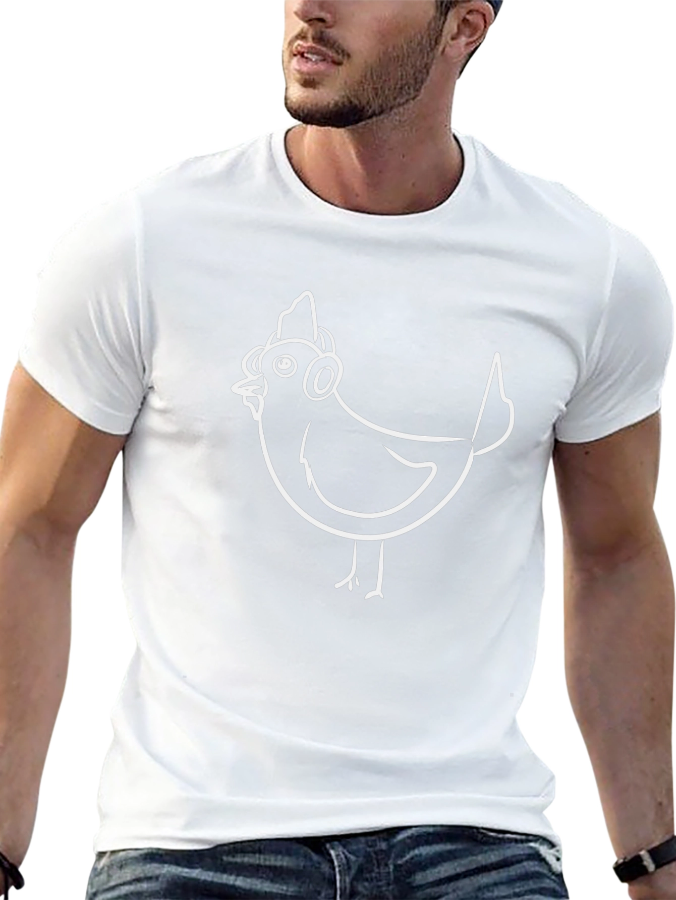 Cool Chicken Graphic Tee - Quirky & Comfy