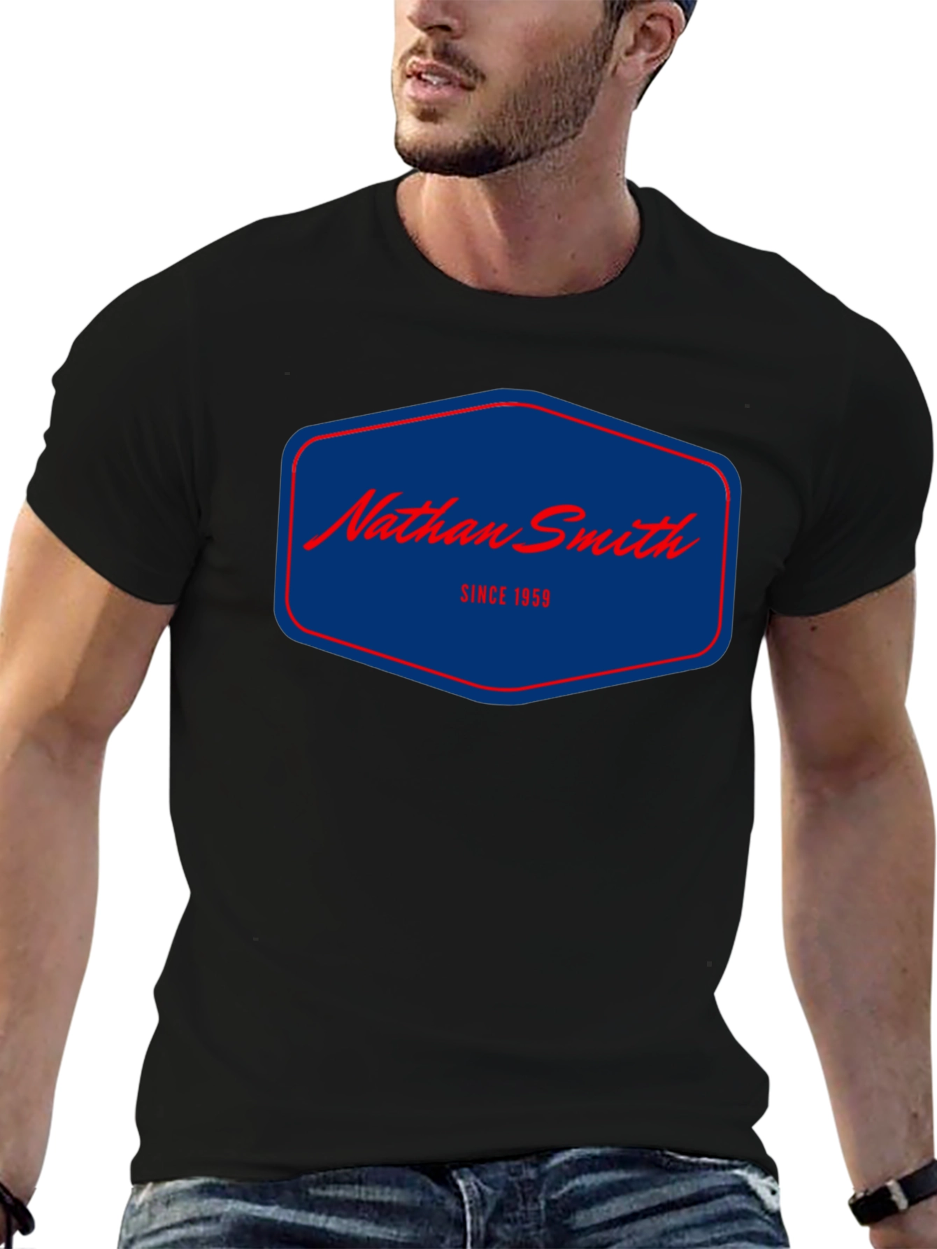 Nathan Smith Since 1959 Black T-Shirt