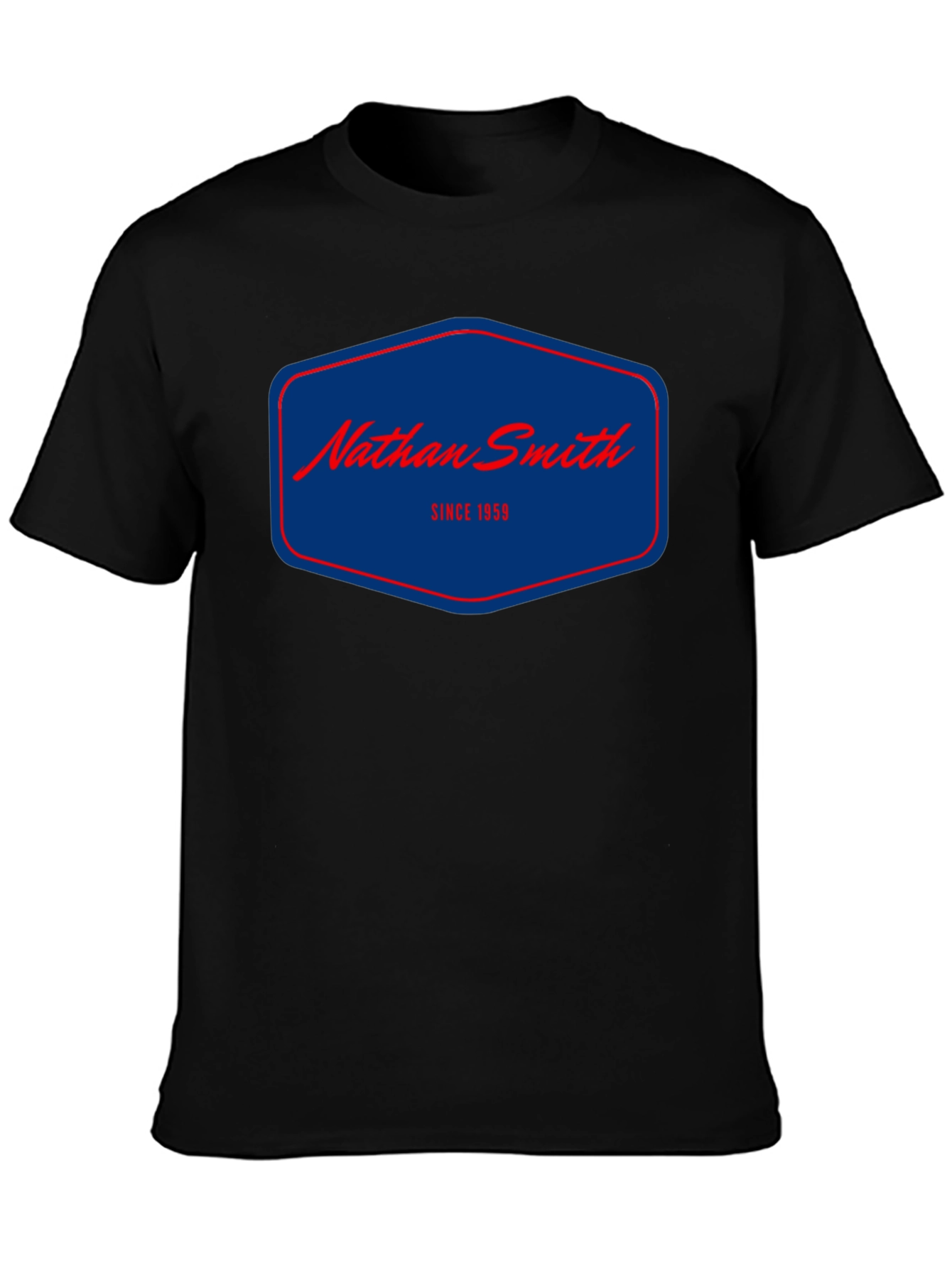 Nathan Smith Since 1959 Black T-Shirt