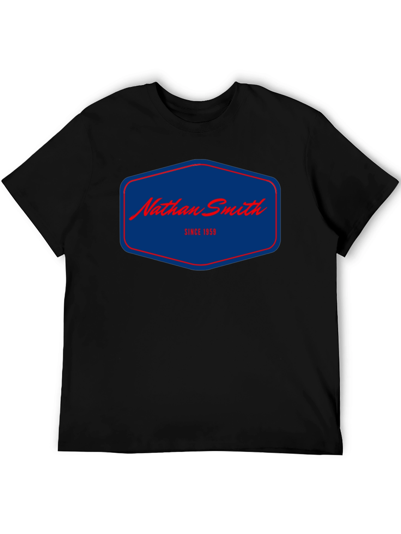 Nathan Smith Since 1959 Black T-Shirt