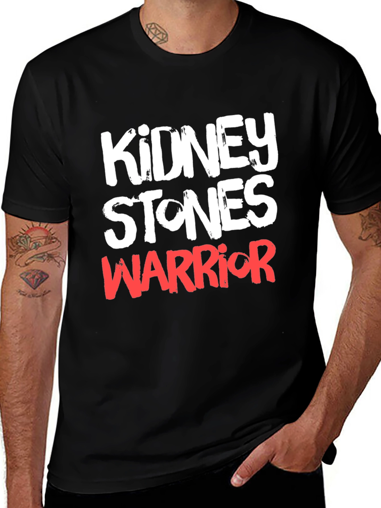 Kidney Stones Warrior Graphic T-Shirt