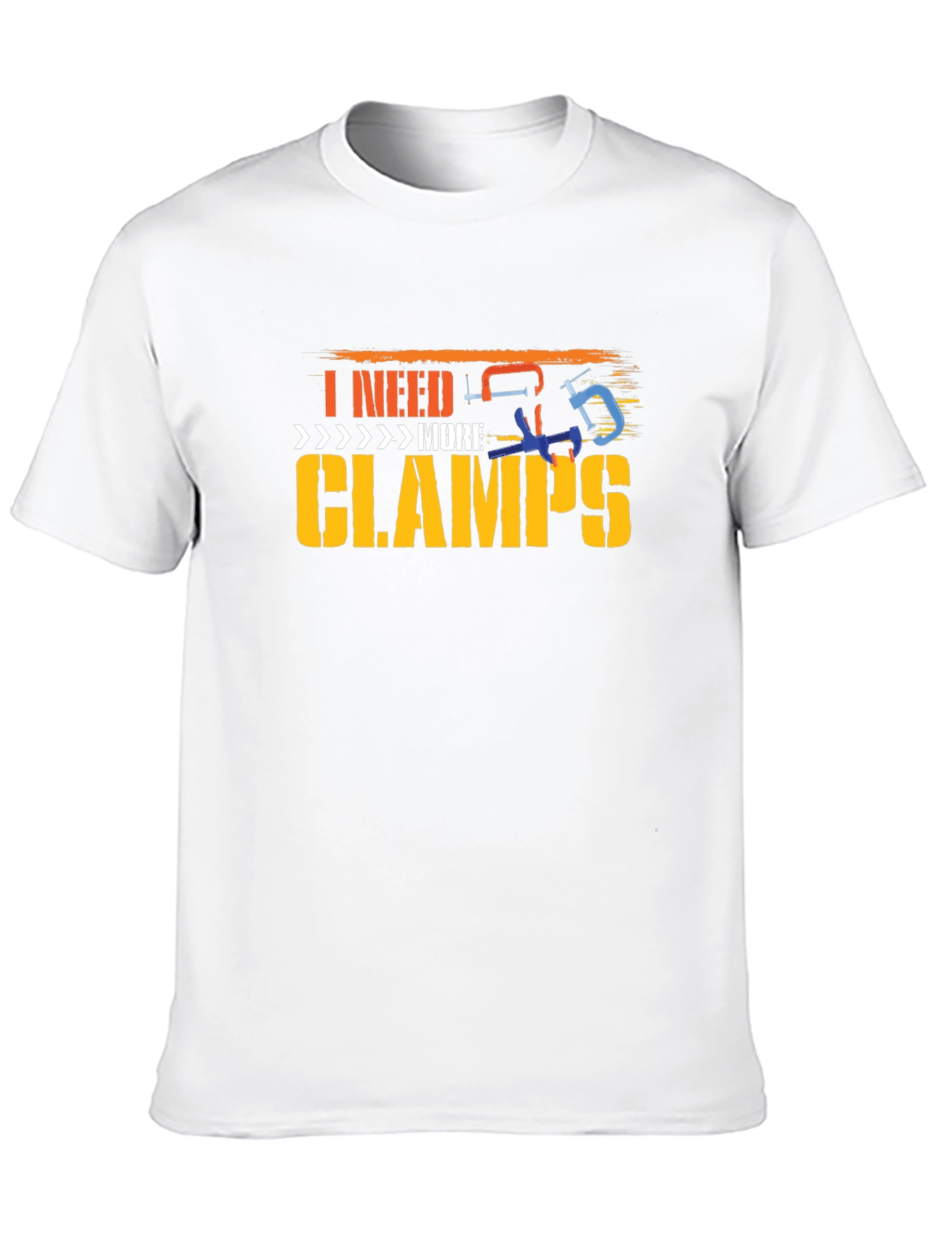 I Need More Clamps Black T-Shirt Woodworking