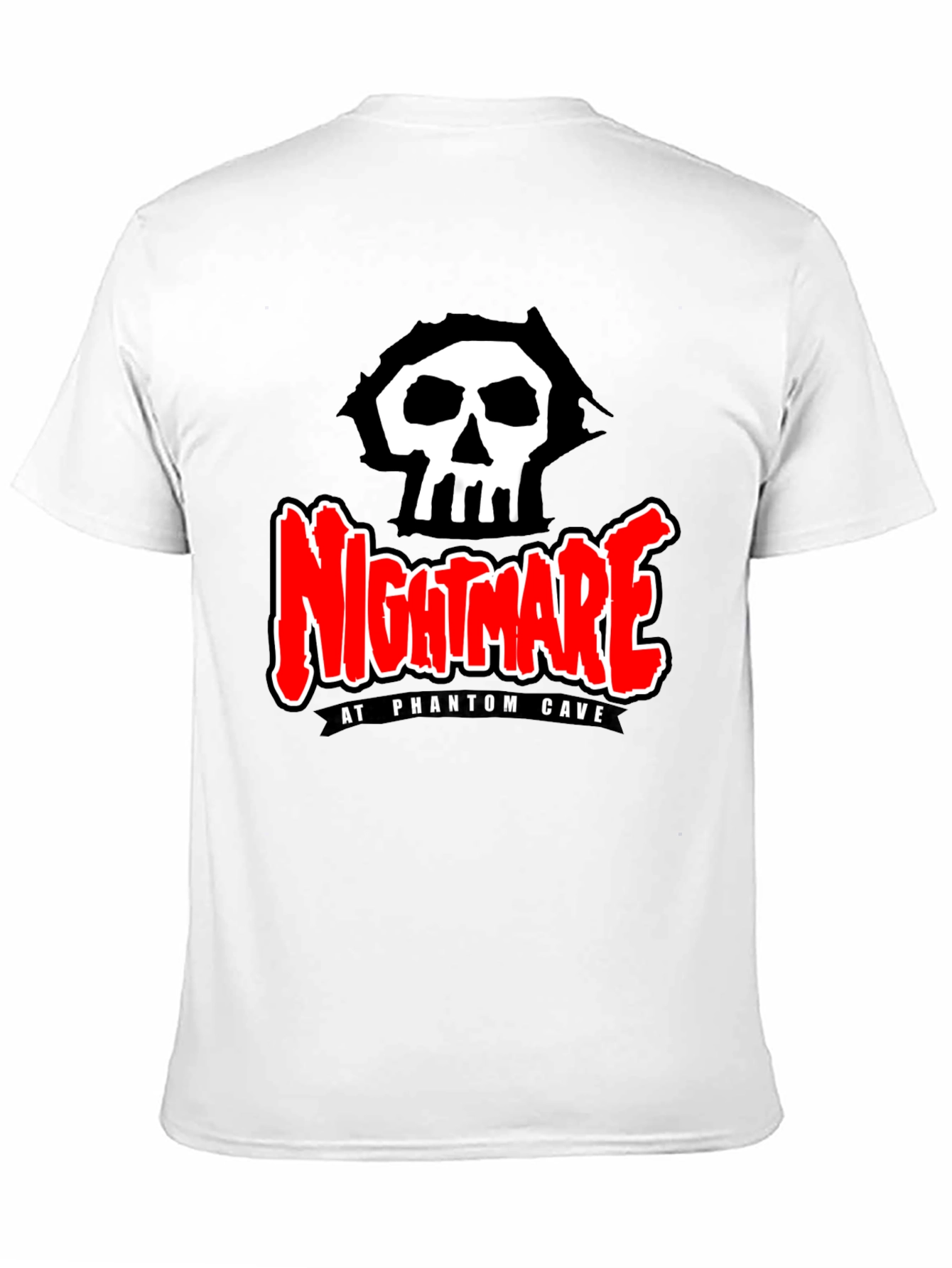 Nightmare at Phantom Cave Black Graphic Tee