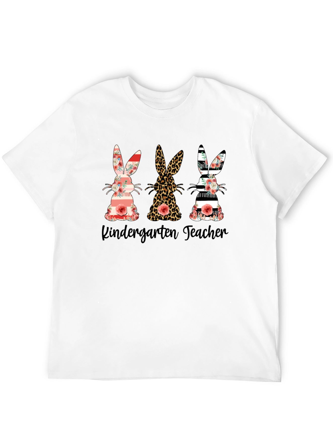 Kindergarten Teacher Easter Bunny T-Shirt