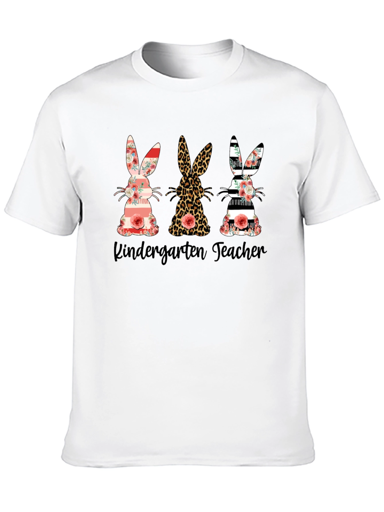 Kindergarten Teacher Easter Bunny T-Shirt