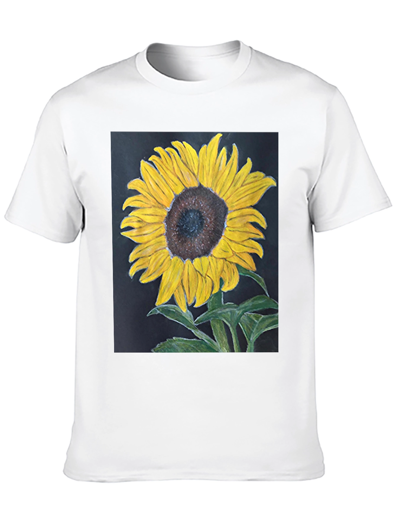 Sunflower Graphic Black T-Shirt