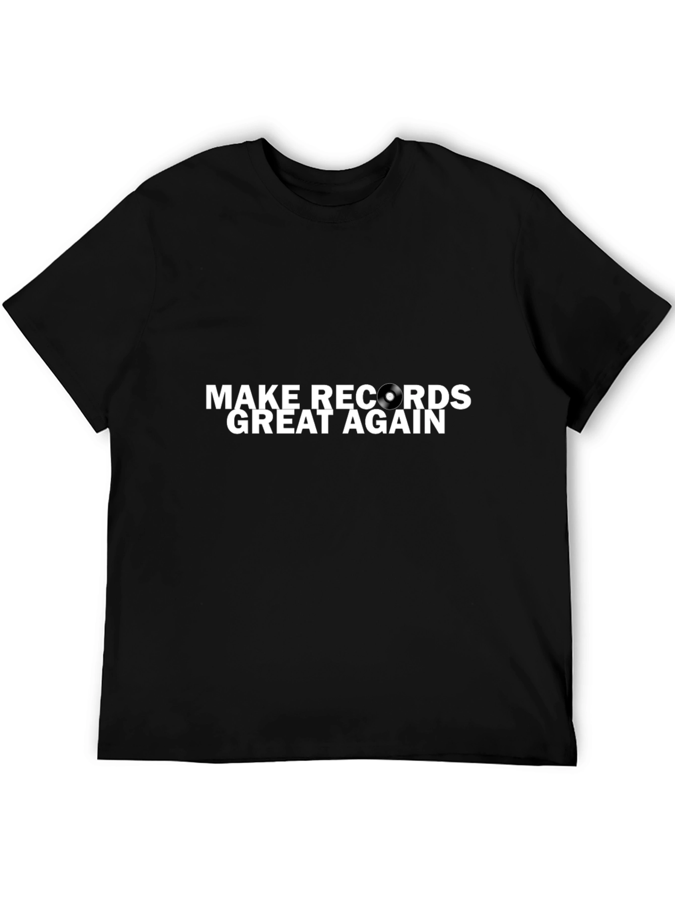 Make Records Great Again Black T-Shirt