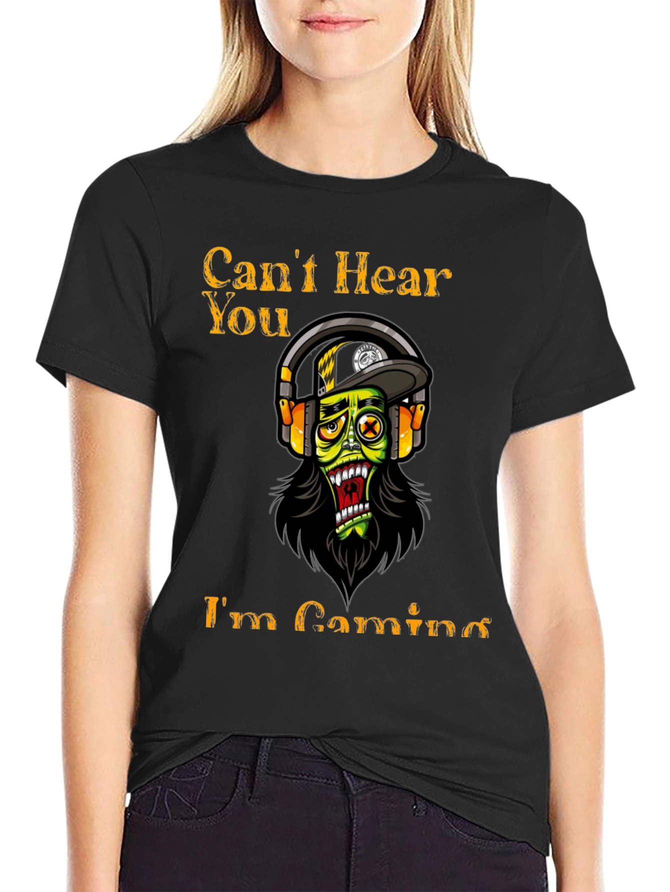 Gamer T-Shirt: Cant Hear You Im Gaming