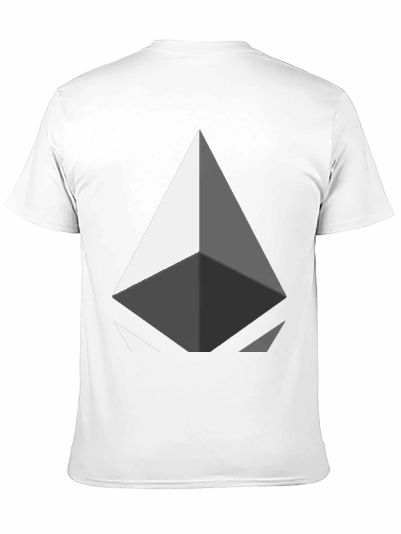 Geometric Diamond Graphic Tee - Modern Style
