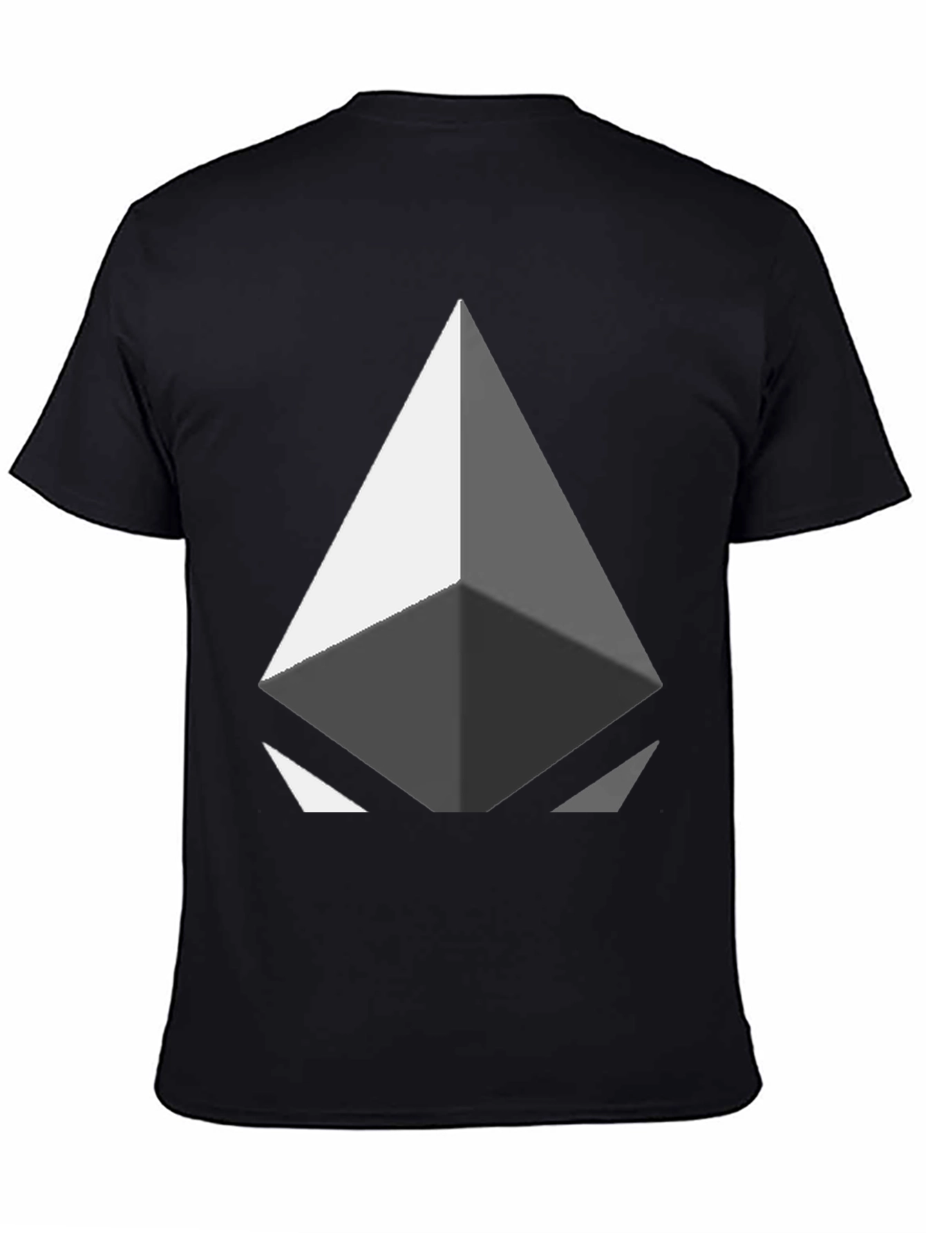 Geometric Diamond Graphic Tee - Modern Style
