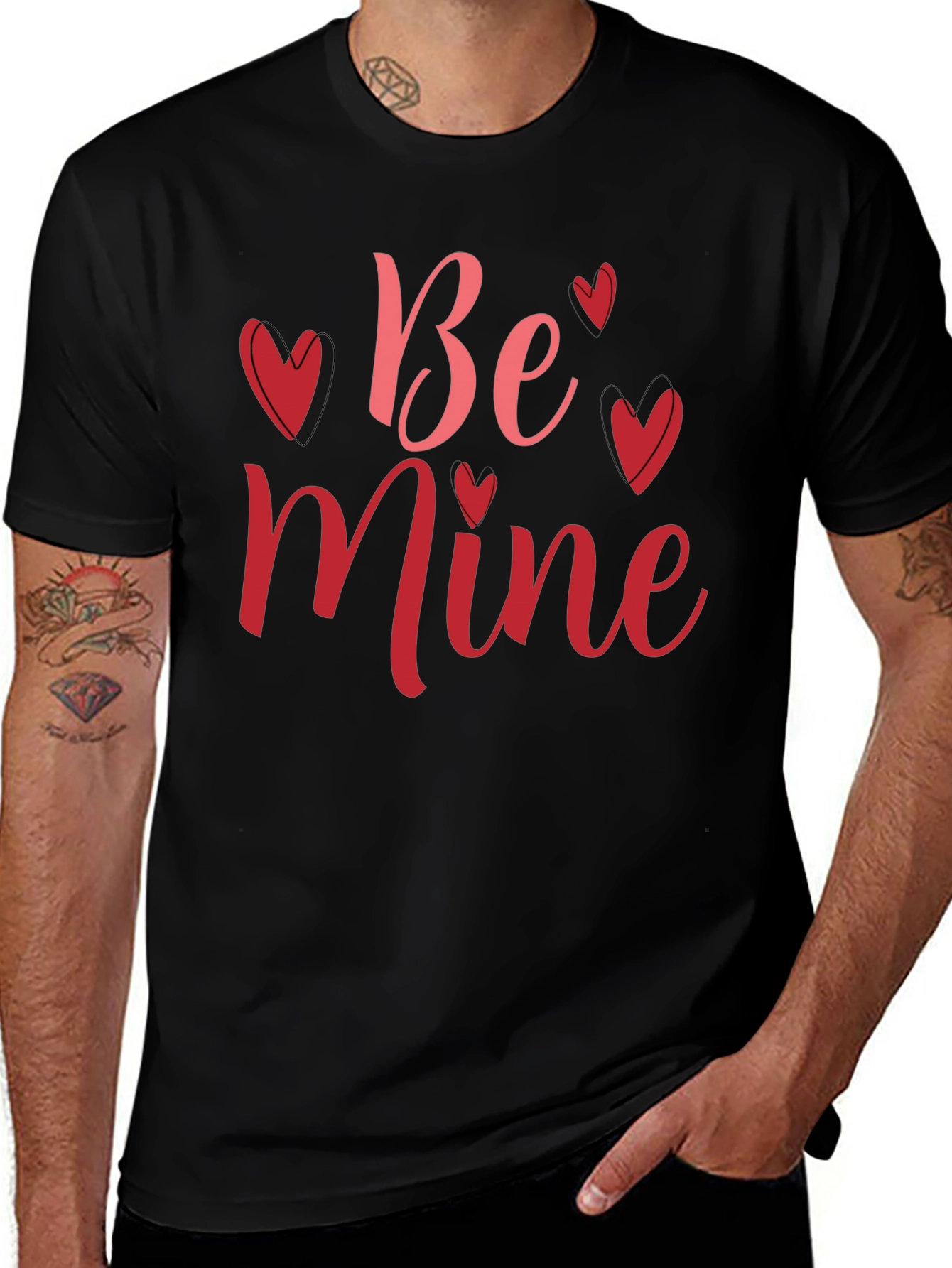 Be Mine Graphic Valentines Day T-Shirt