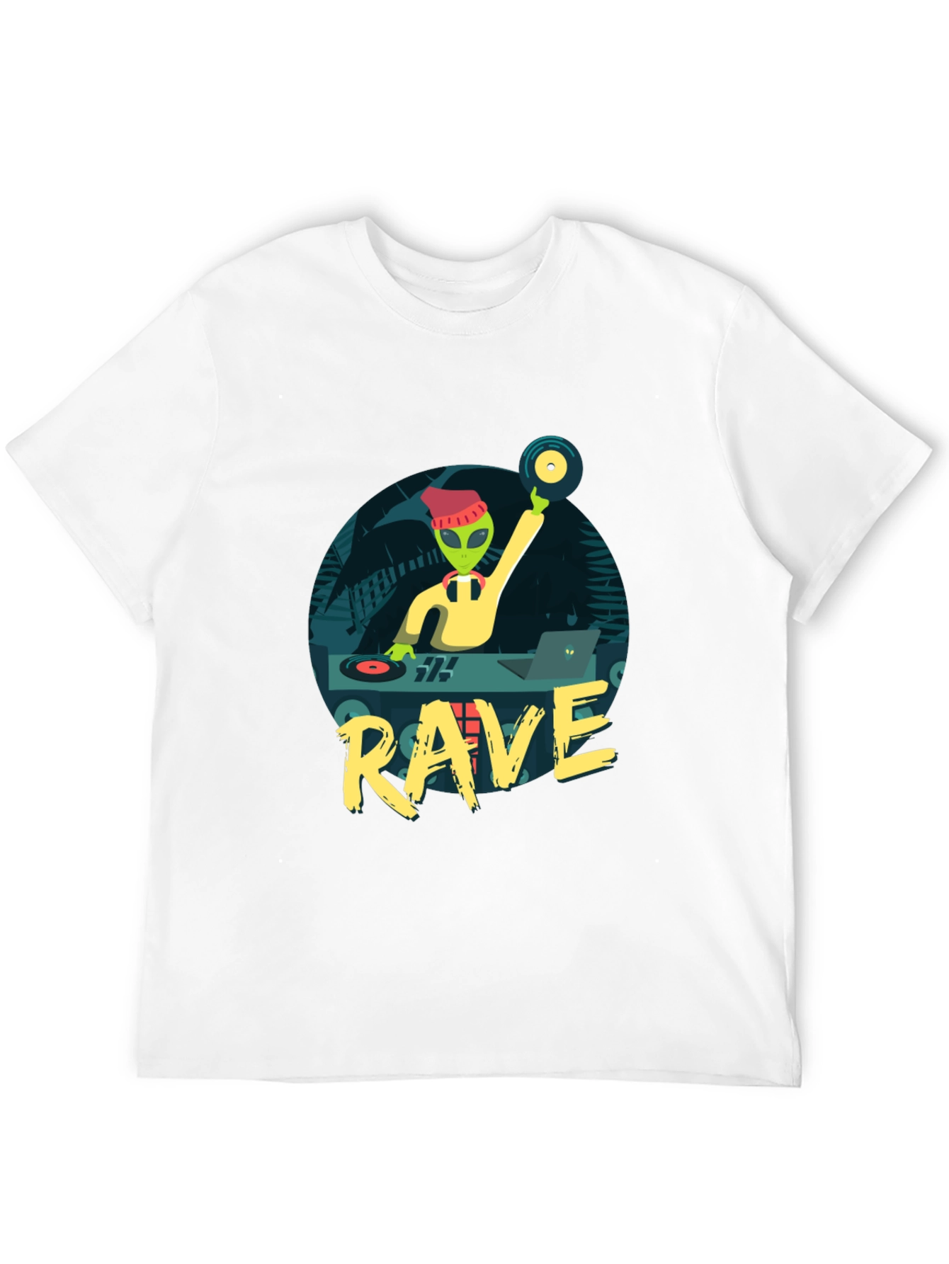 Alien DJ Rave T-Shirt
