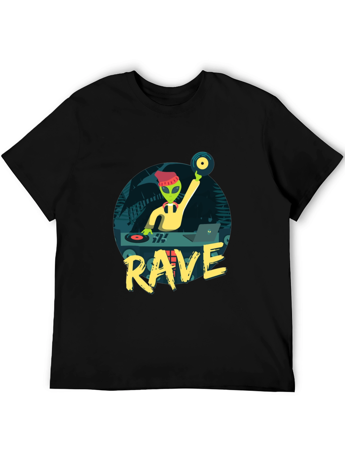 Alien DJ Rave T-Shirt