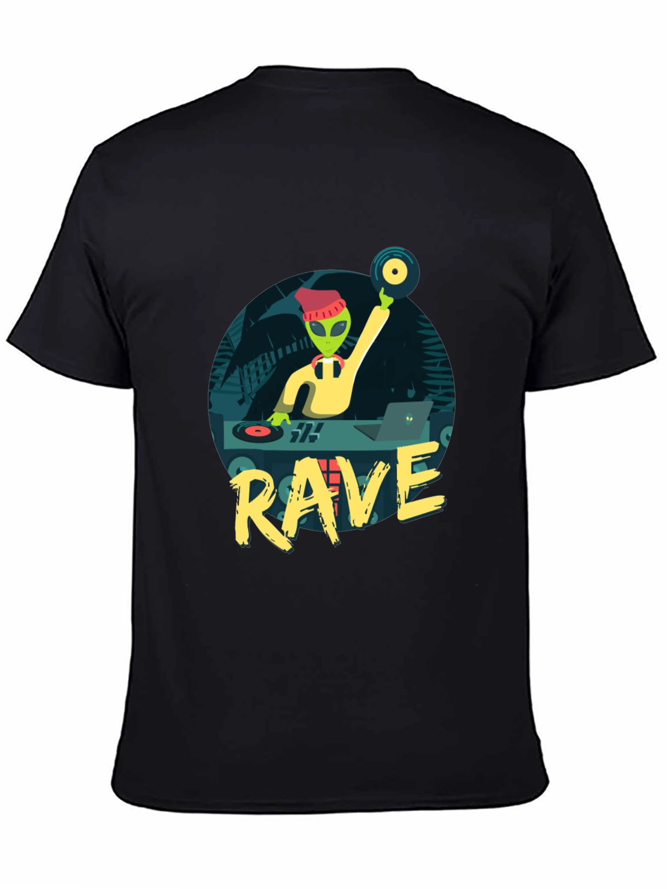 Alien DJ Rave T-Shirt