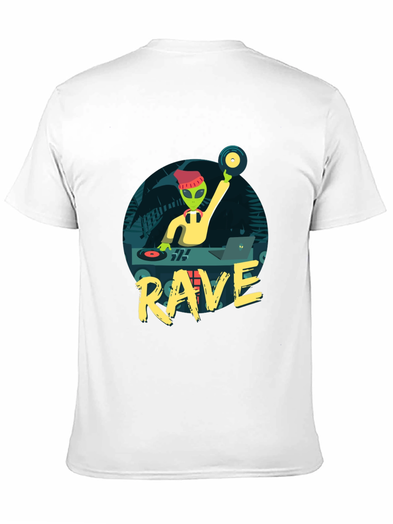 Alien DJ Rave T-Shirt