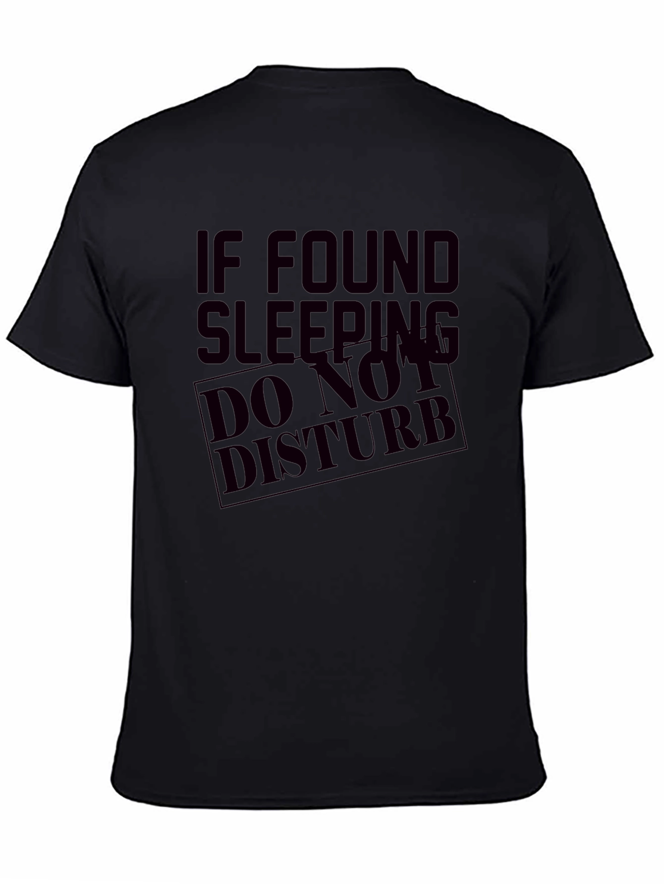 Funny Do Not Disturb Sleeping Graphic Tee