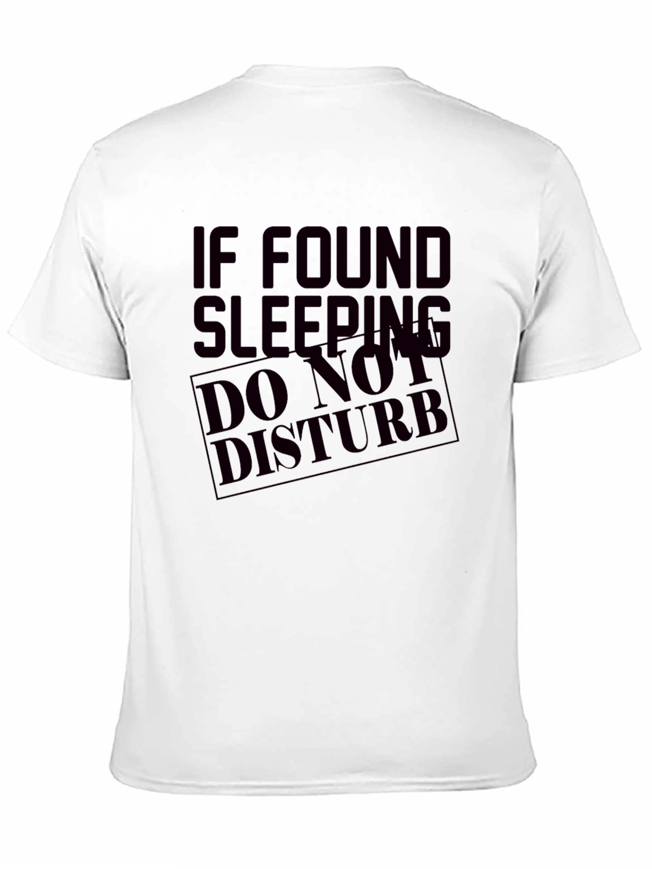 Funny Do Not Disturb Sleeping Graphic Tee
