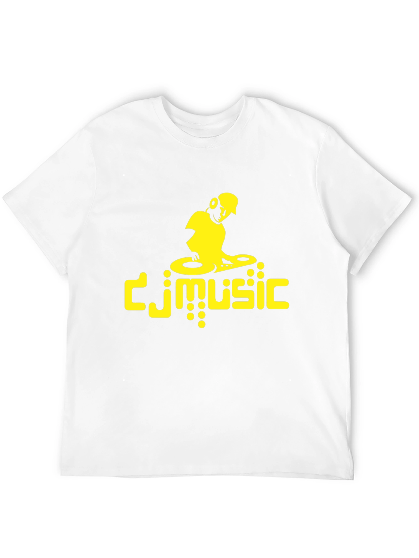 DJ Music Graphic Tee - Black