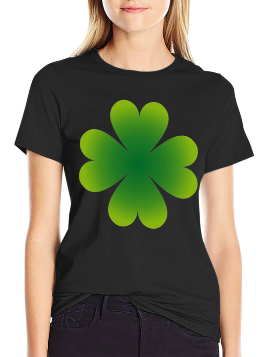Lucky Shamrock T-Shirt - Black Irish Pride Tee