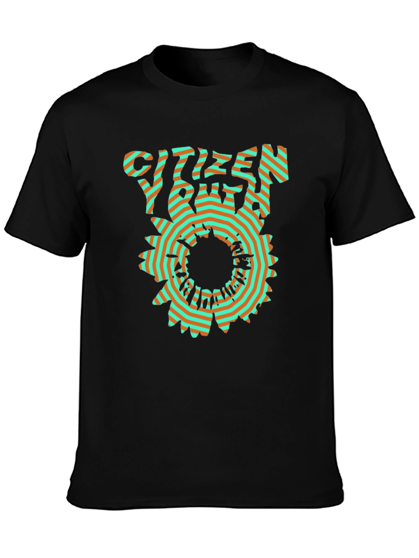 Citizen Youth Graphic Print Black T-Shirt