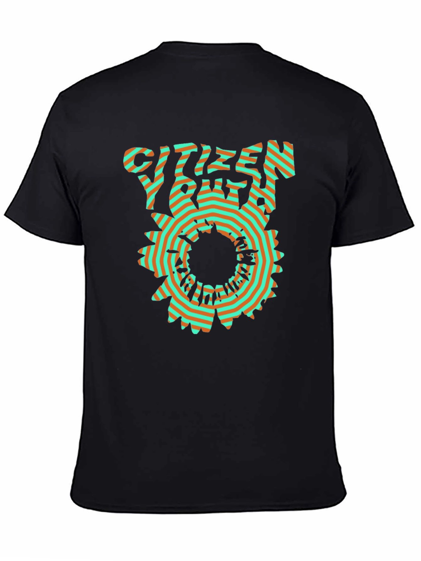 Citizen Youth Graphic Print Black T-Shirt