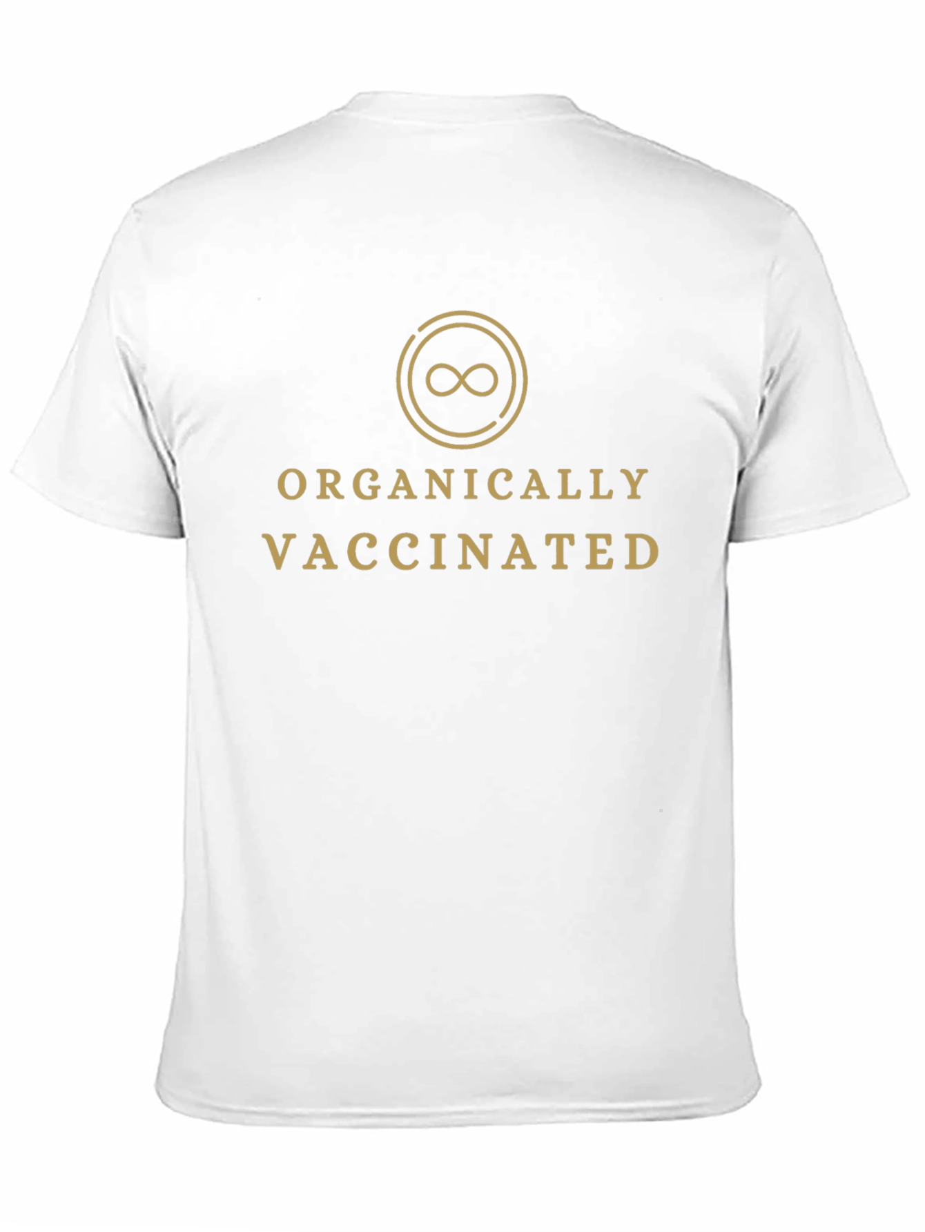 Organically Vaccinated Tee - Black Cotton Blend