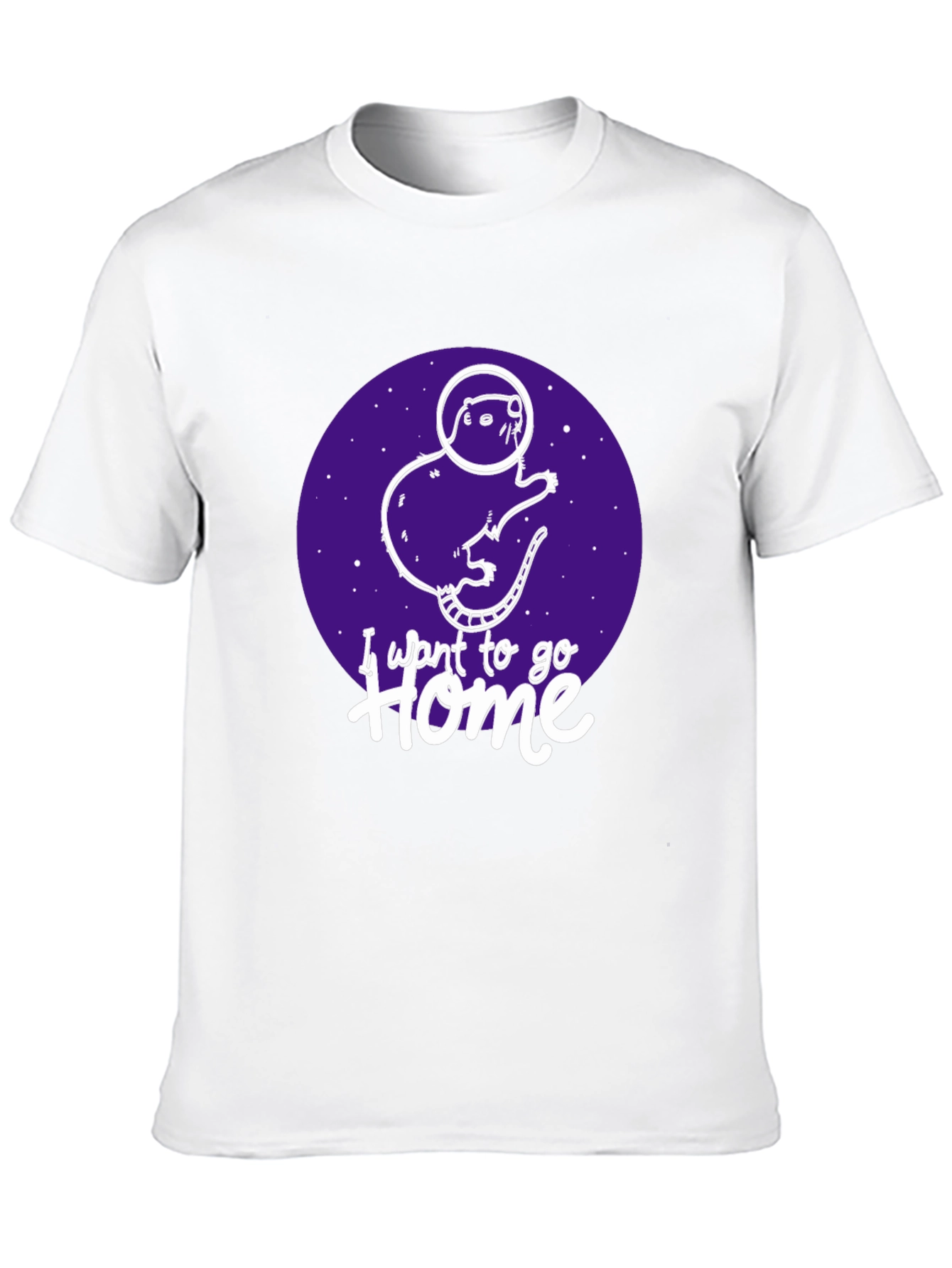 Astronaut Rat Wants to Go Home T-Shirt