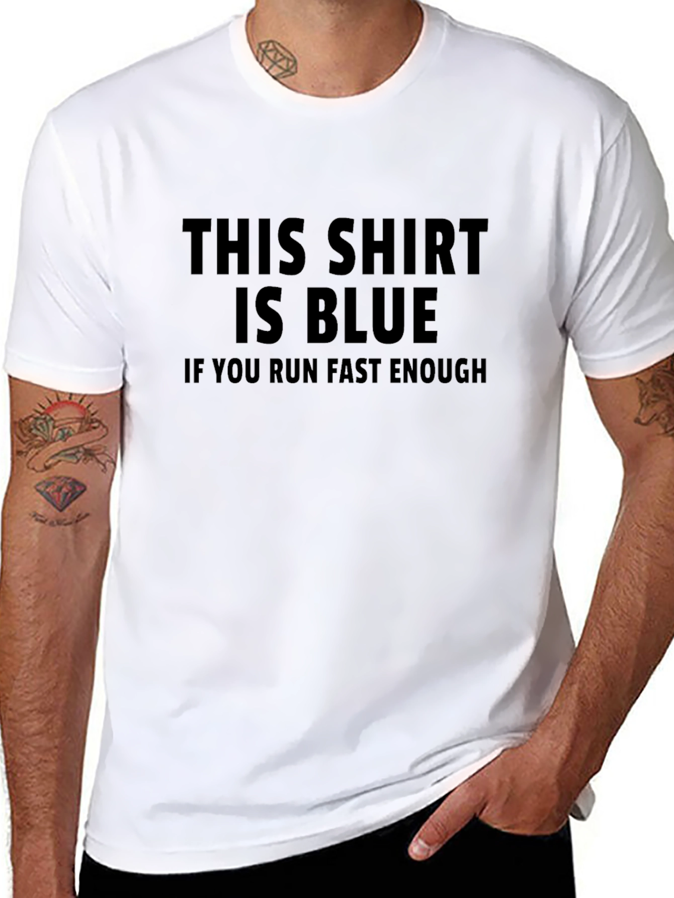 Funny This Shirt Is Blue T-Shirt