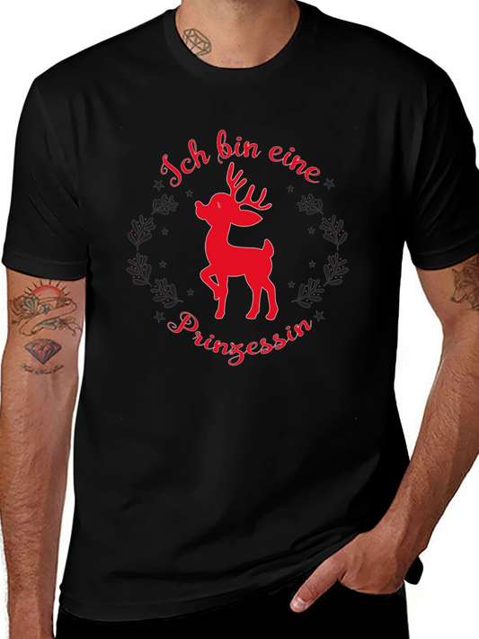 Christmas Princess Deer T-Shirt