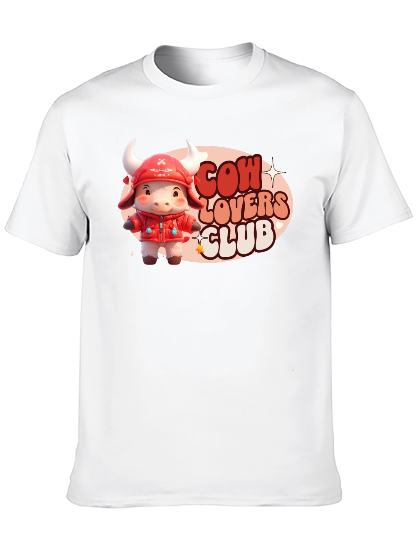 Cow Lovers Club Black Graphic Tee