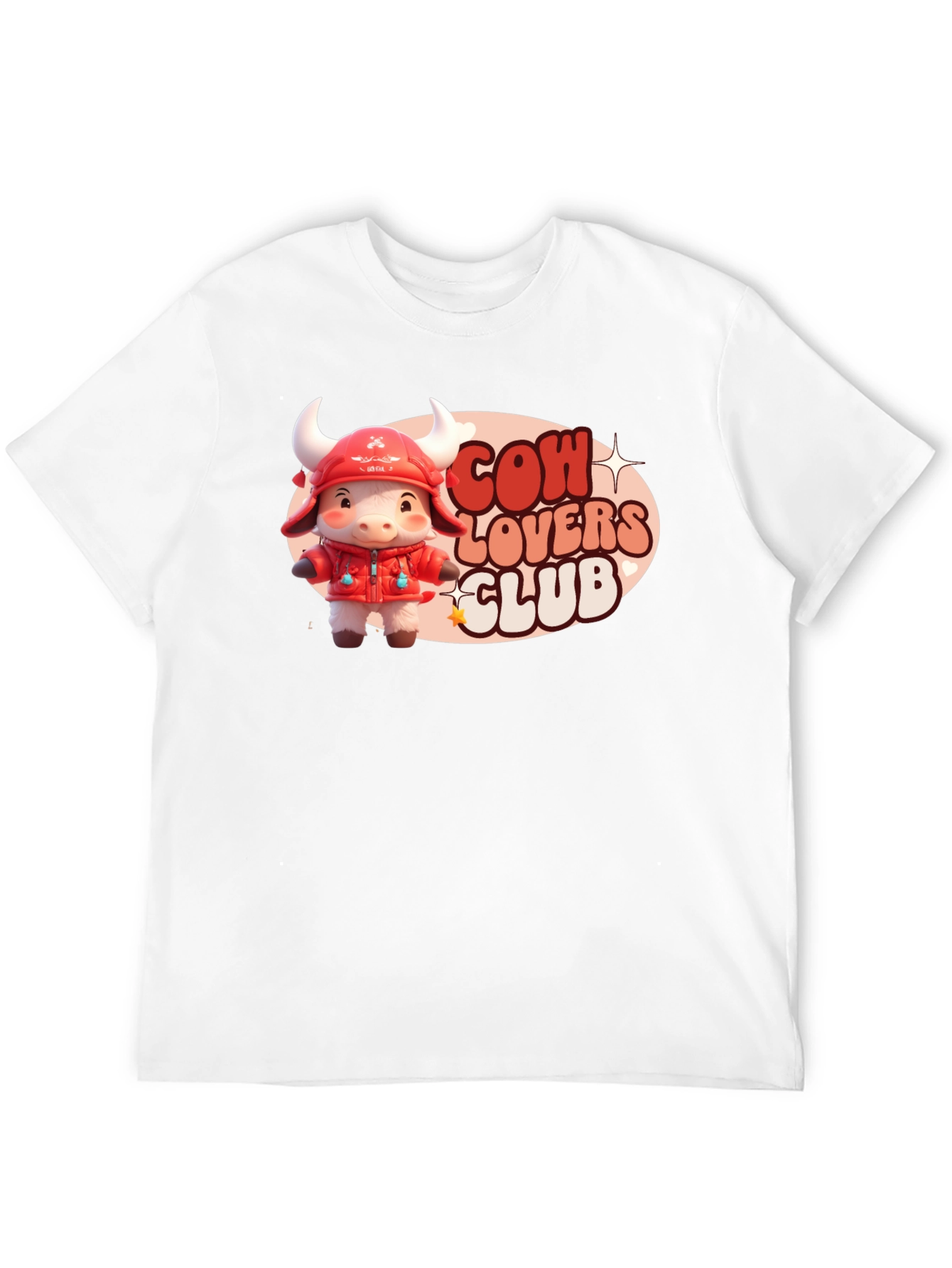 Cow Lovers Club Black Graphic Tee