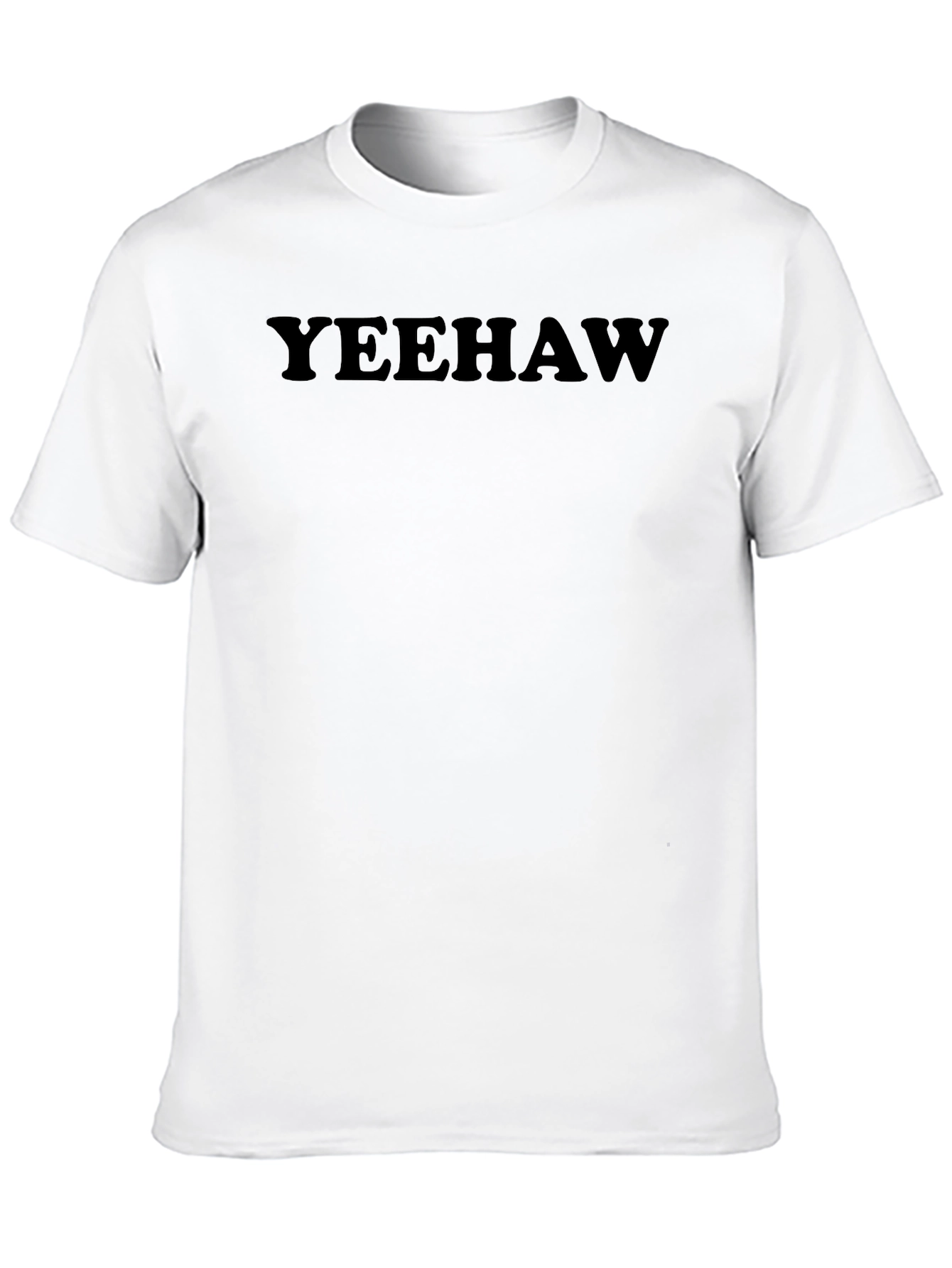 Yeehaw Graphic Tee - Black Cotton Comfort