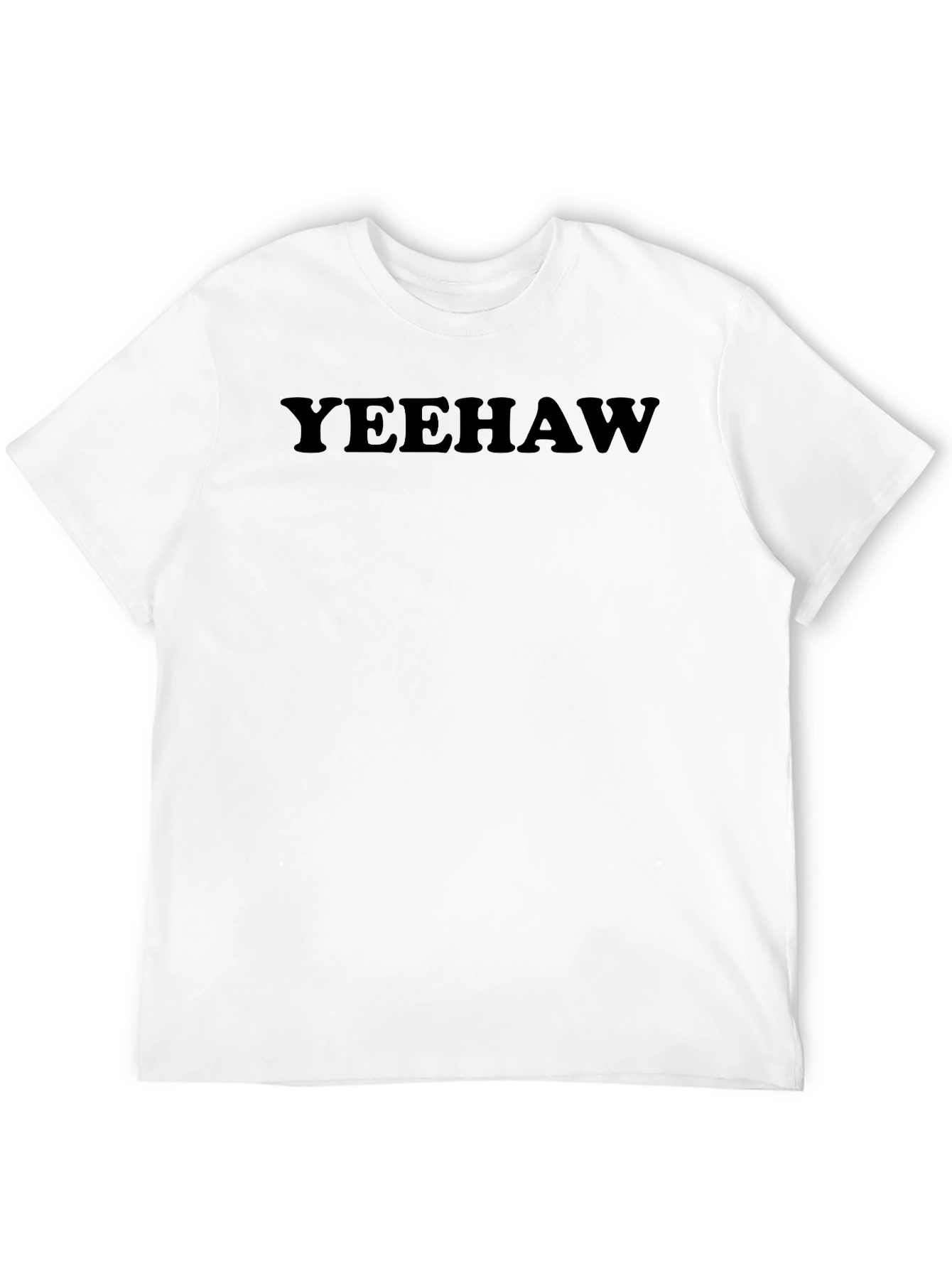 Yeehaw Graphic Tee - Black Cotton Comfort