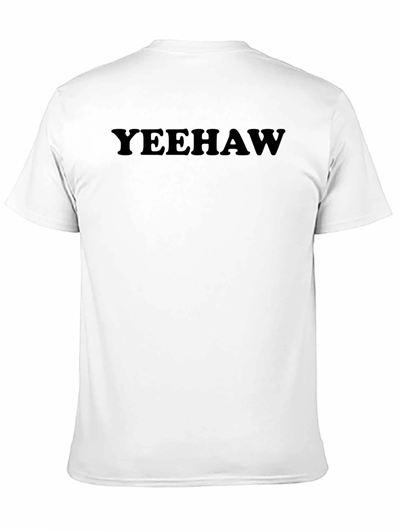 Yeehaw Graphic Tee - Black Cotton Comfort