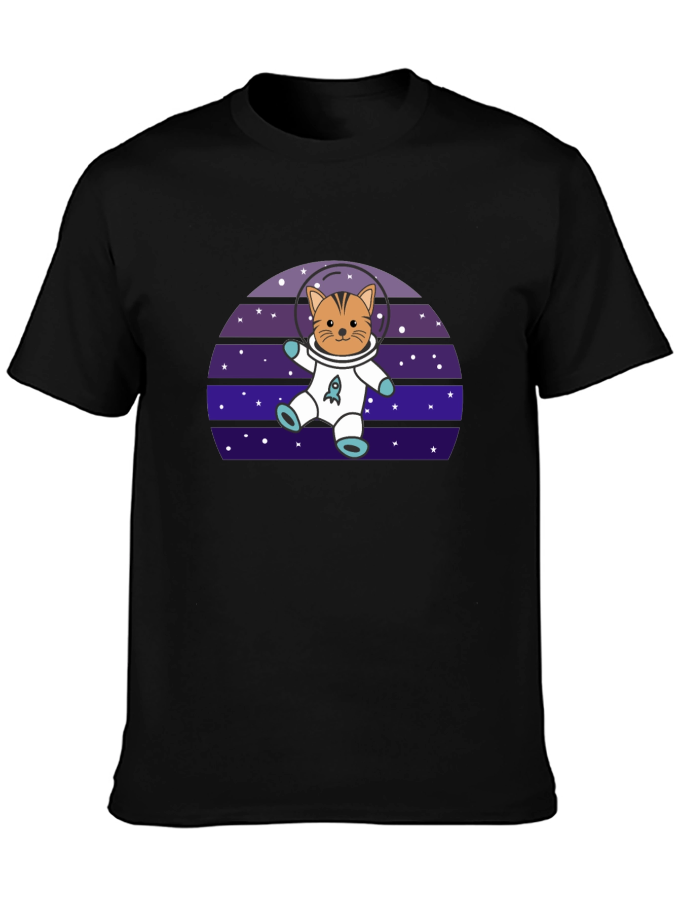 Astronaut Cat T-Shirt - Space Kitten Tee