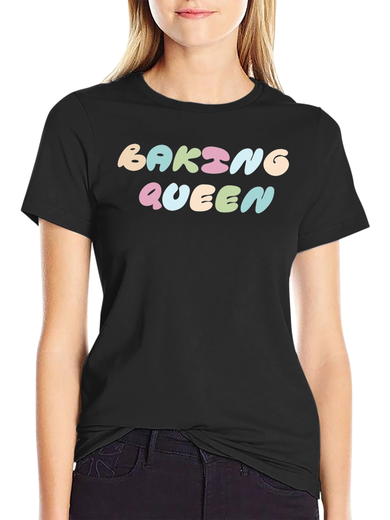 Baking Queen Black T-Shirt