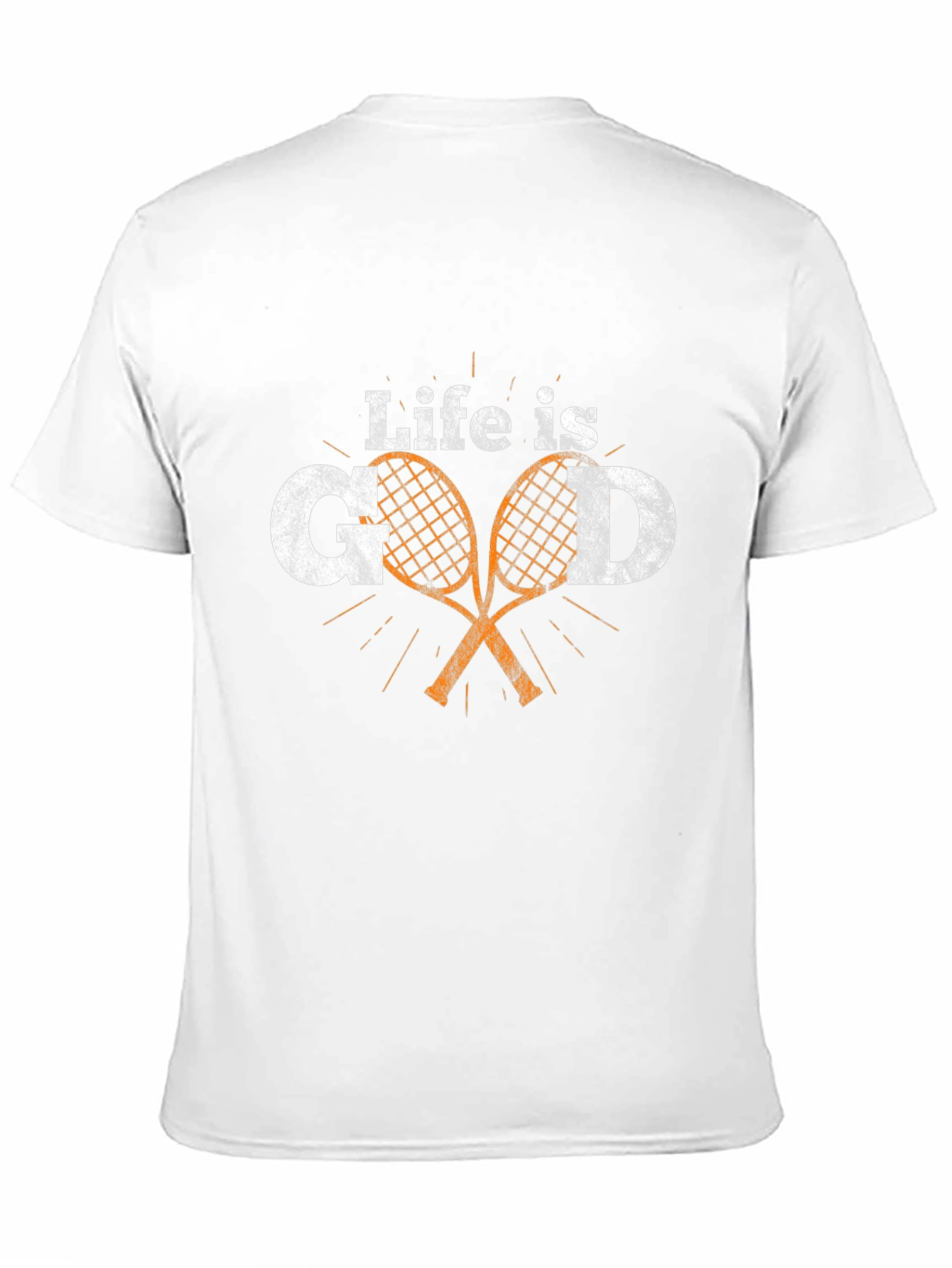 Life is Good Tennis Rackets T-Shirt