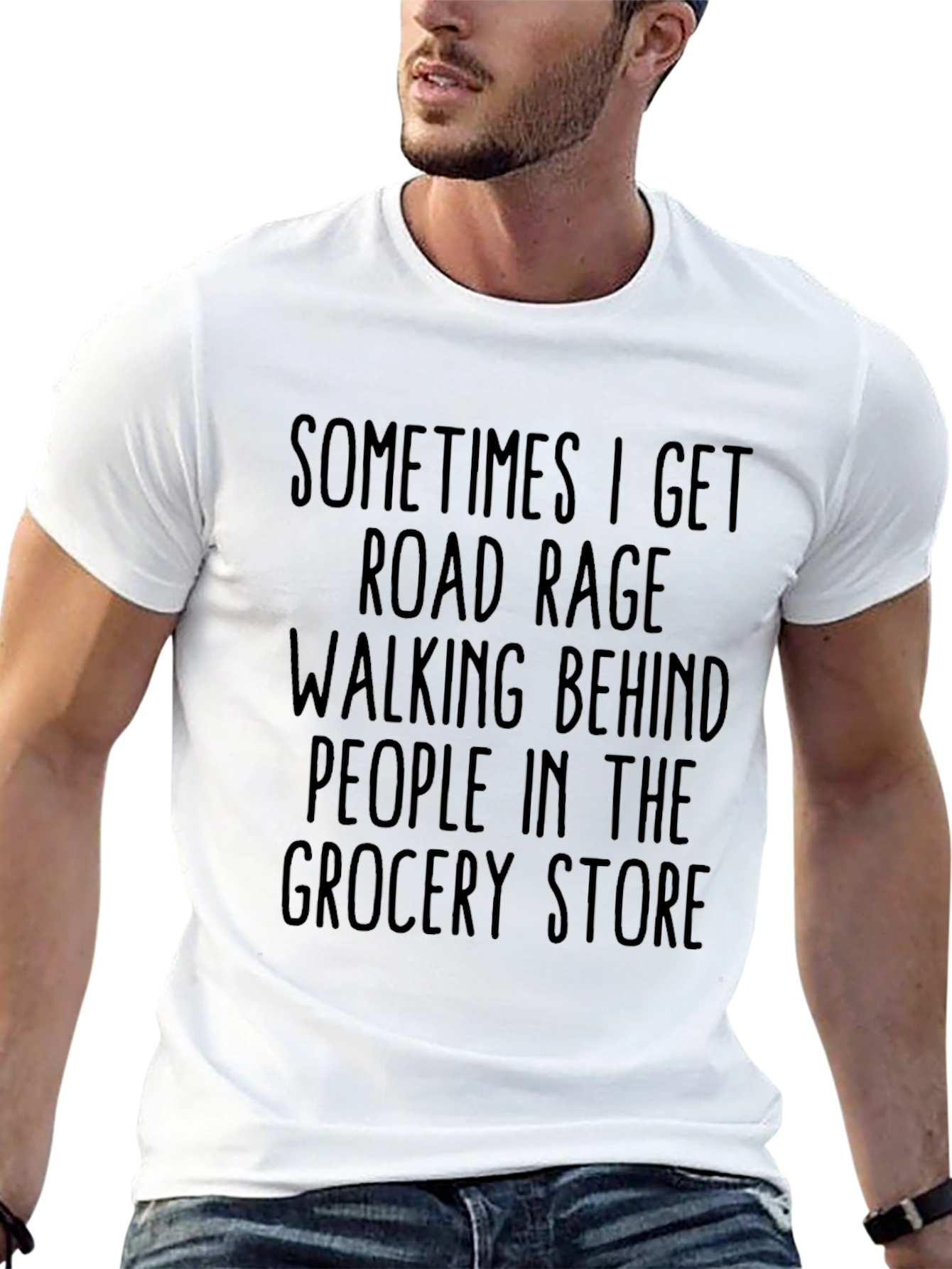 Road Rage Grocery Store T-Shirt