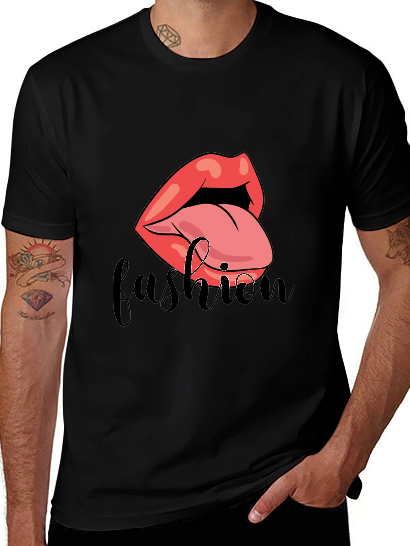 Fashion Lips Graphic T-Shirt
