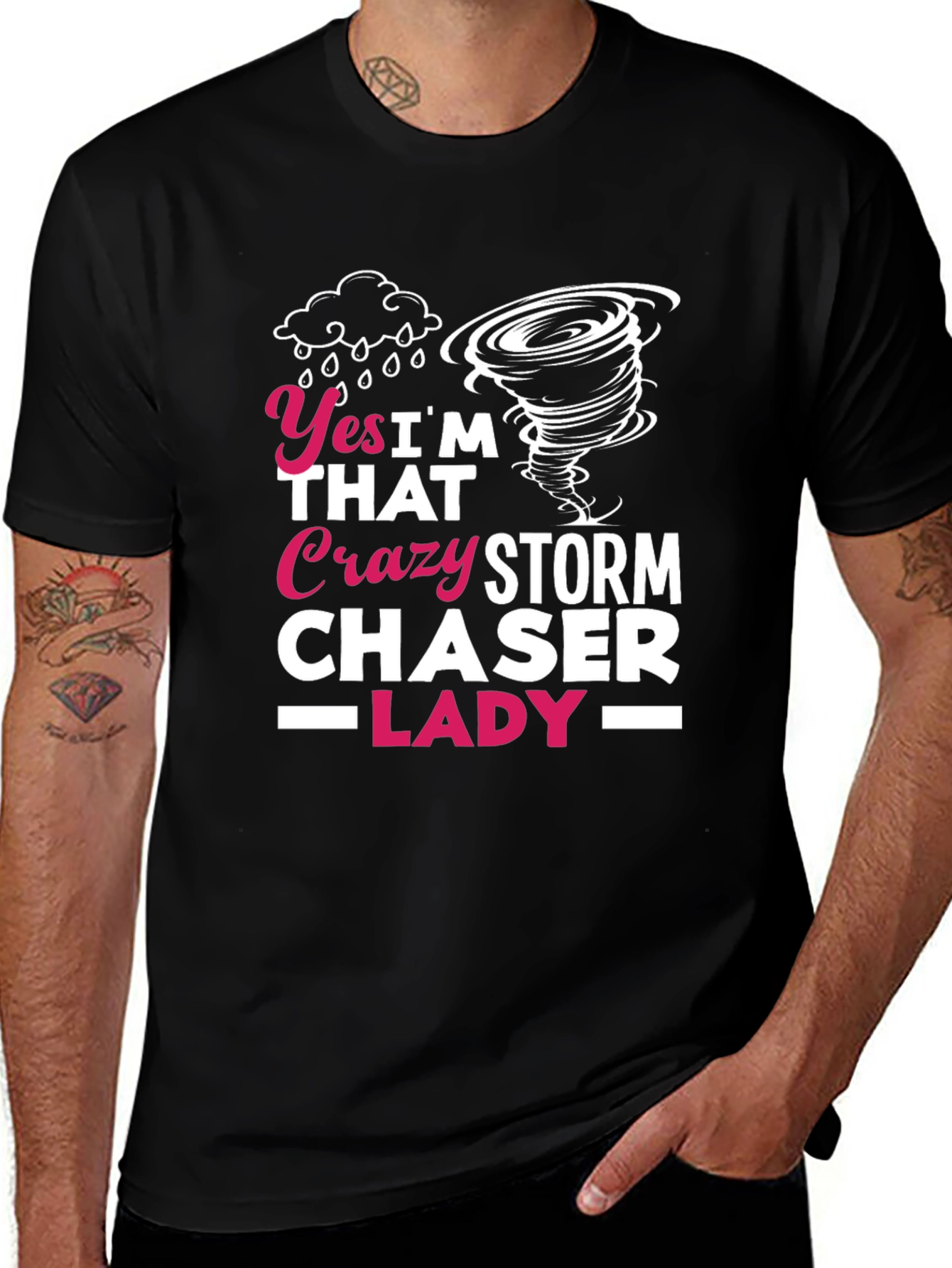 Crazy Storm Chaser Lady T-Shirt