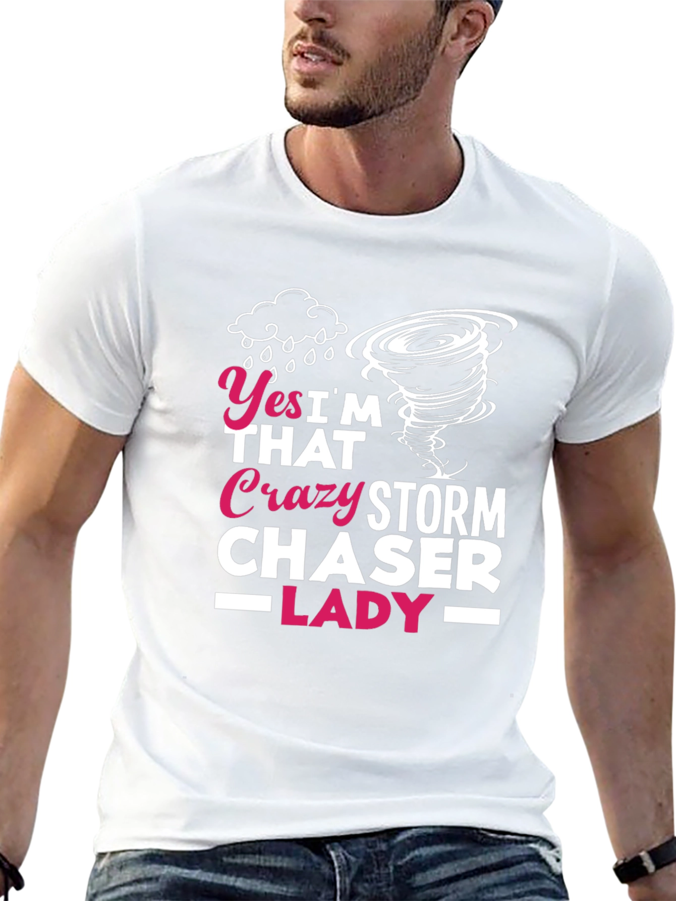 Crazy Storm Chaser Lady T-Shirt