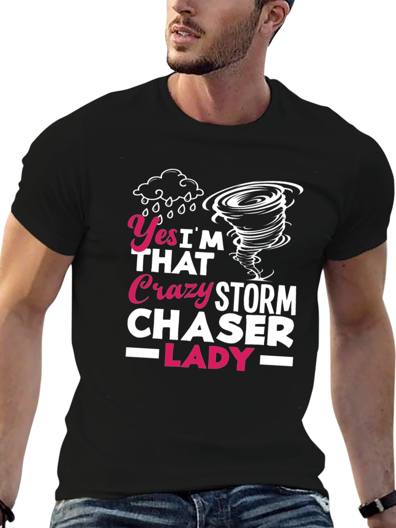 Crazy Storm Chaser Lady T-Shirt