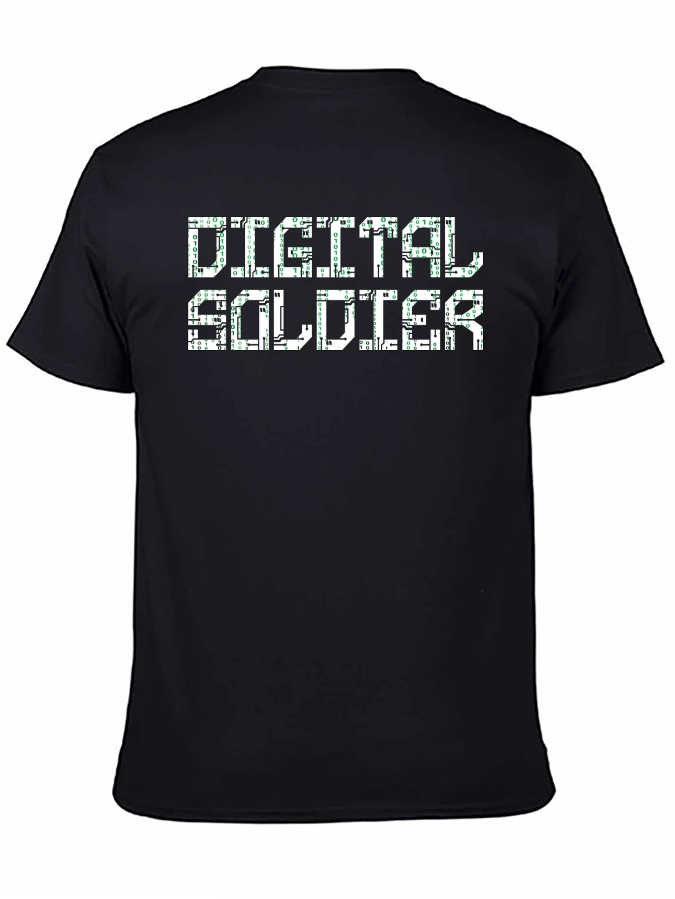Digital Soldier Graphic Tee - Black