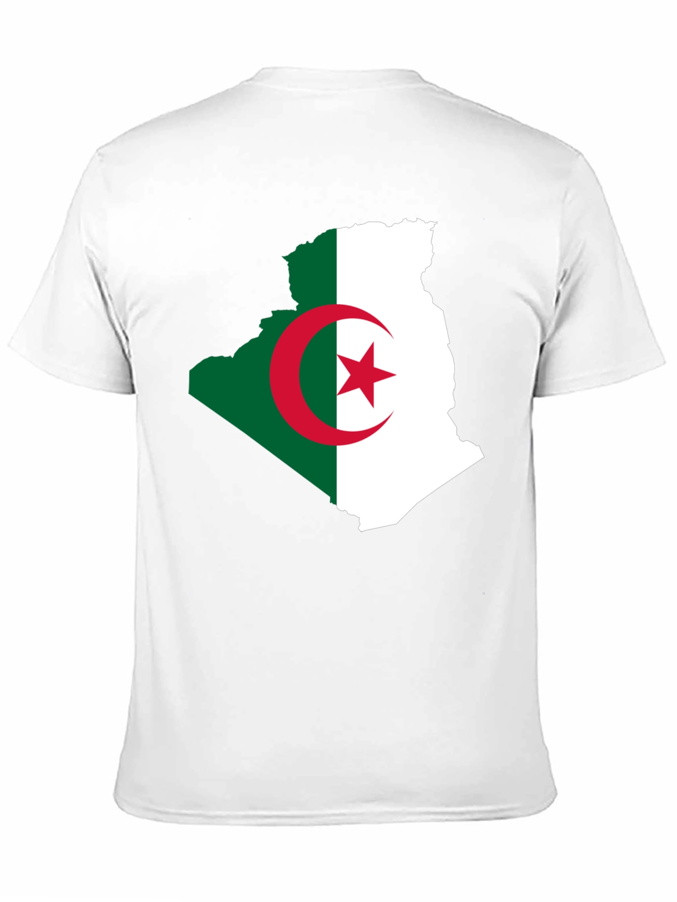Algeria Flag Map T-Shirt - Stylish National Pride